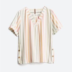 BRINA & EM
Cinthia Button Detail Top